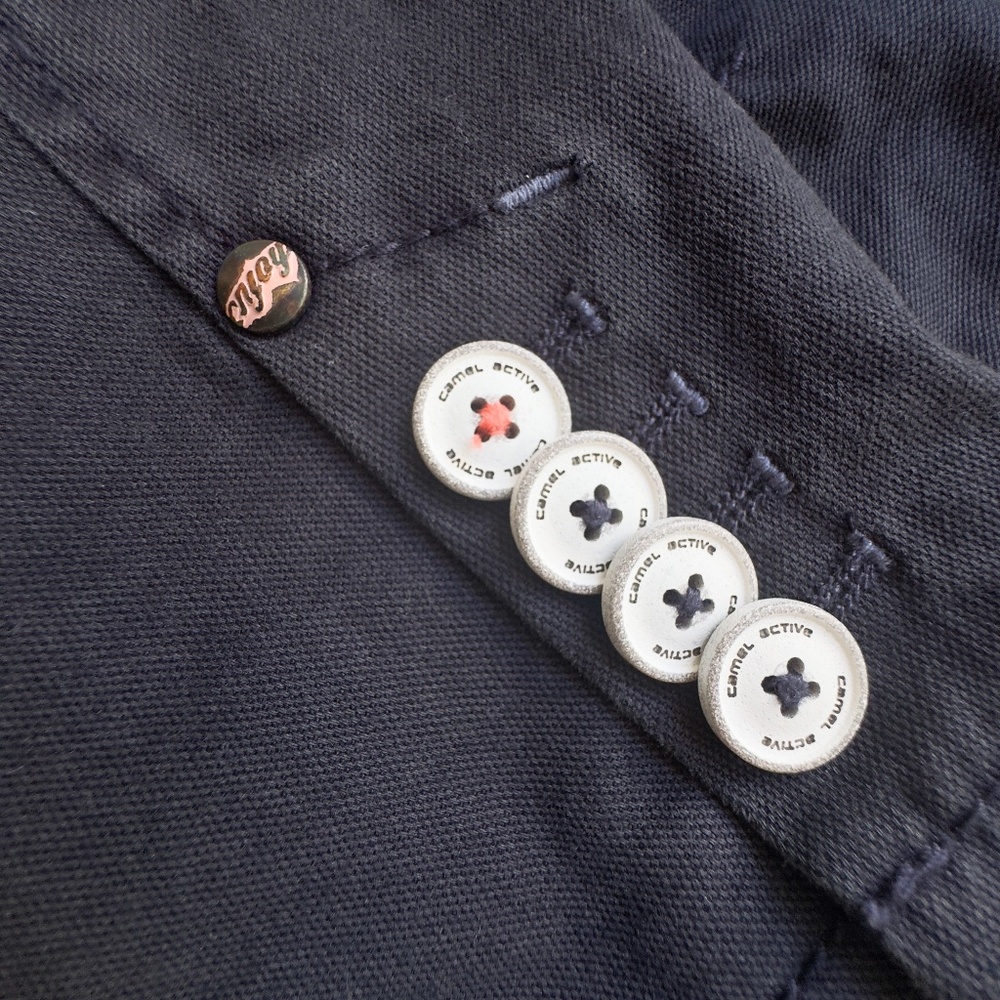 Women's Blazer Jacket By Camel Active Navy Blue C… - image 5